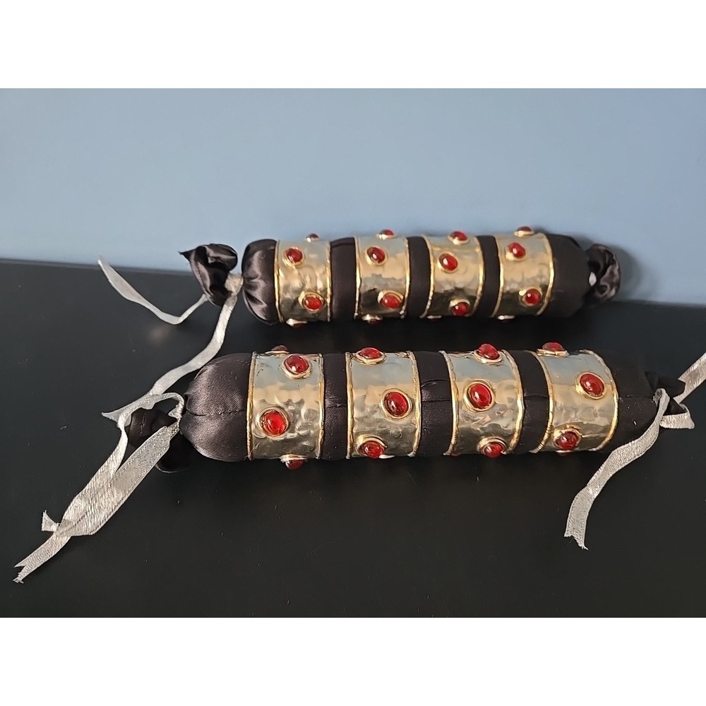 8 Jeweled non porous metal napkin holders rings tableware gift ware‎ Accessories